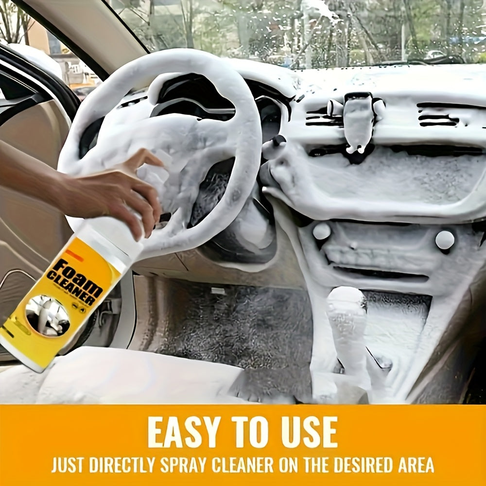 MultiPurpose Foam Cleaner Spray  Effortless Car Interior  Household Cleaning NoRinse Formula for Dashboard Steering Wheel Seats  SulfateBased FragranceFree Safe On Surfaces Easy to Use Very Suitable for Cars Homes And Offices